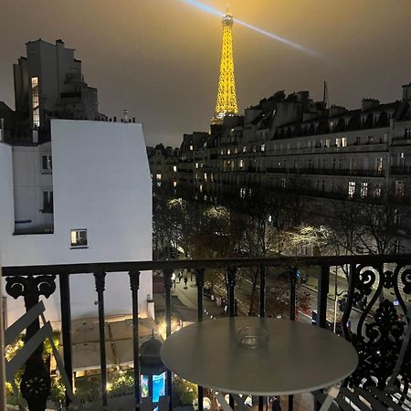 Appartement Paris Vue Tour Eiffel Trocadero Exterior photo