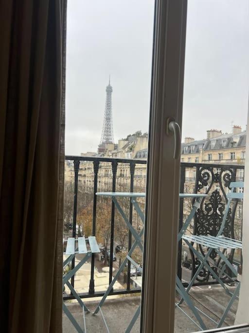 Appartement Paris Vue Tour Eiffel Trocadero Exterior photo